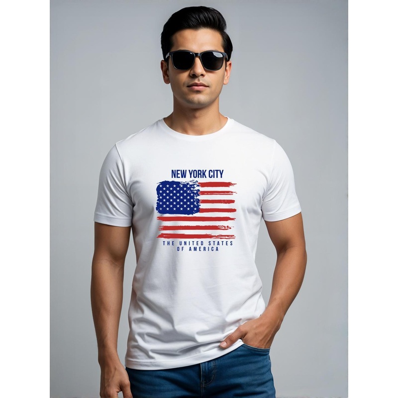 ADRO Men White Tshirts
