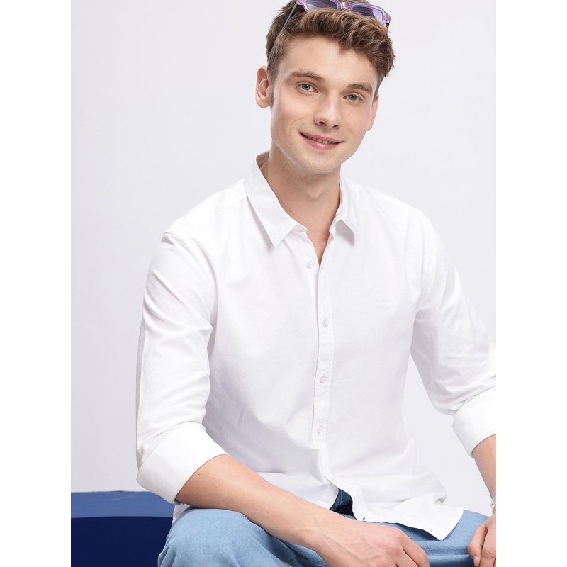 Aeropostale Pure Cotton Opaque Casual Shirt