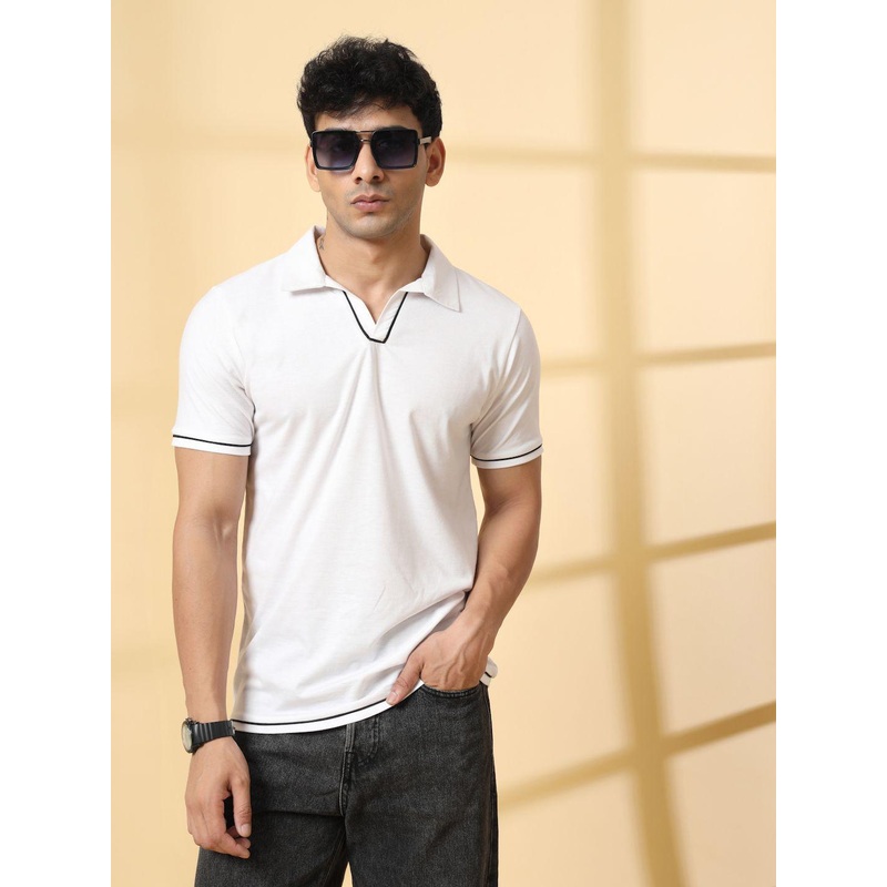 Rigo Polo Collar Cotton T-shirt