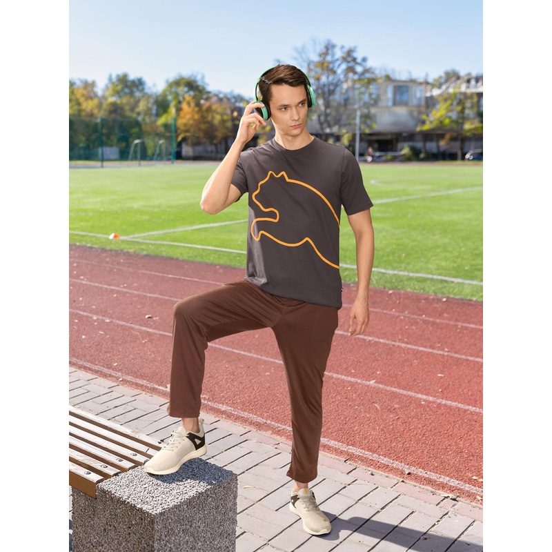 Puma Big Cat Logo Printed Pure Cotton T-shirt