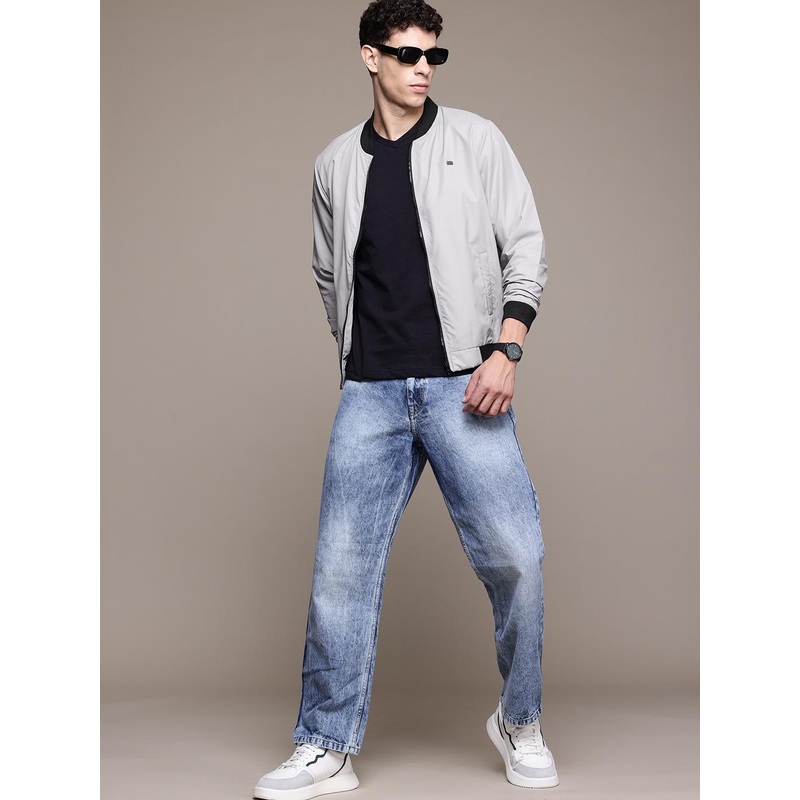 The Roadster Lifestyle Co. Stand Collar Bomber Jacket
