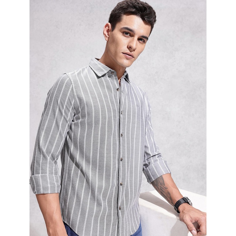 WROGN Vertical Striped Casual Shirt