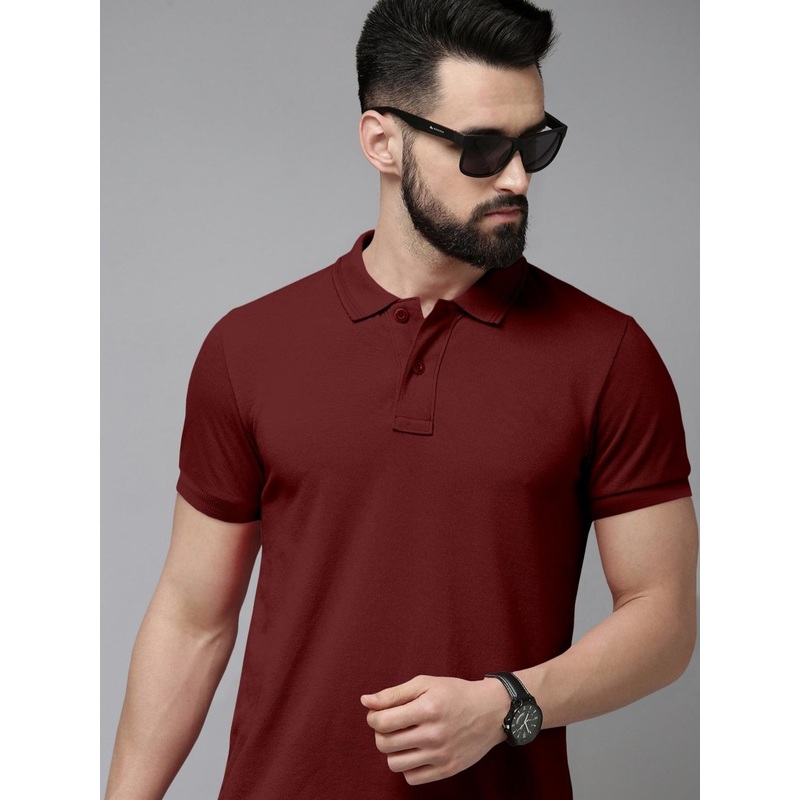 Metronaut Men Polo Collar Slim Fit T-shirt