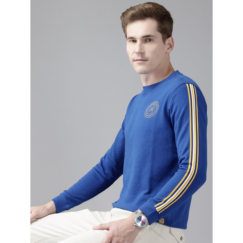 Van Heusen Sport Men Striped Detail Sweatshirt