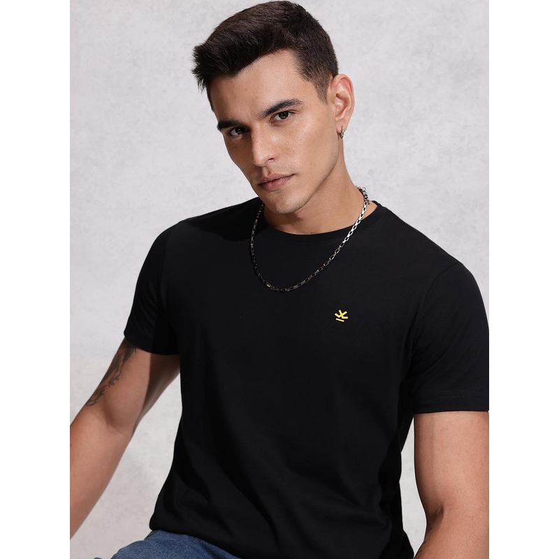 WROGN Pure Cotton Slim Fit T-shirt
