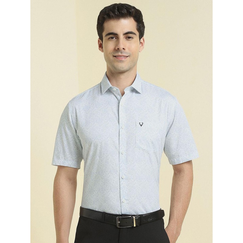 Allen Solly Men Slim Fit Floral Printed Formal Shirt