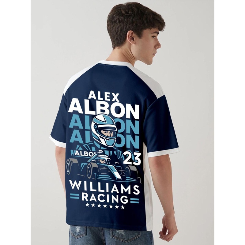 Crazymonk Graphic Printed Drop-Shoulder Sleeves Oversized Cotton T-shirt