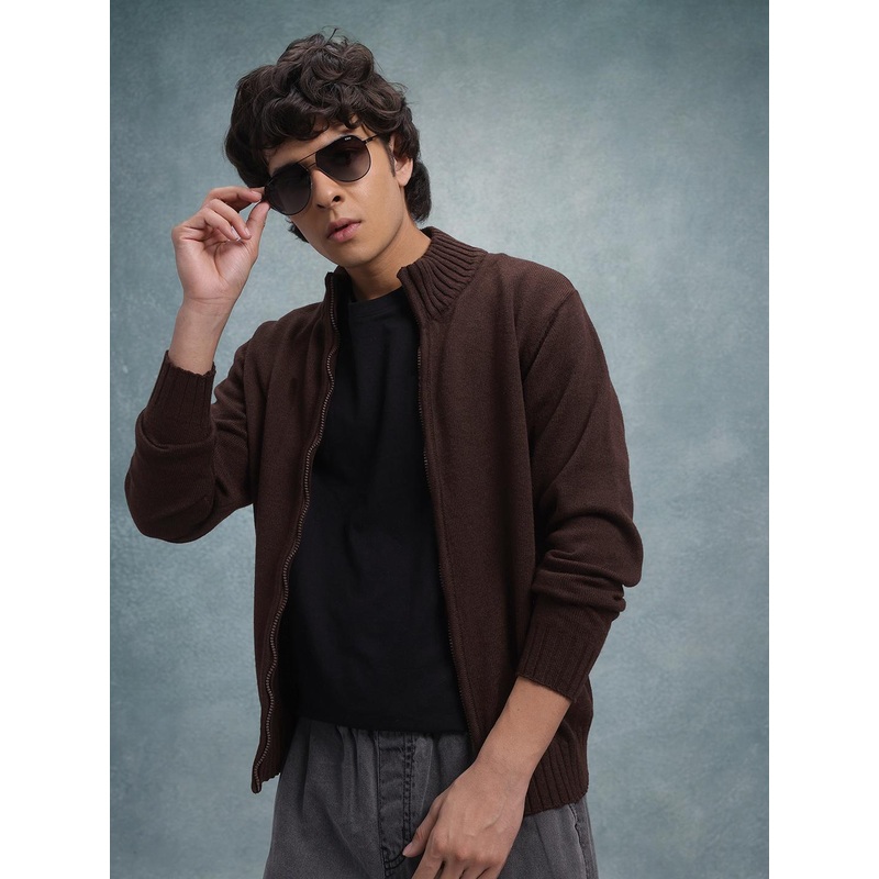 The Roadster Lifestyle Co. Solid Front Open Sweater