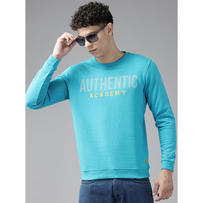 Van Heusen Sport Typography Printed Sweatshirt