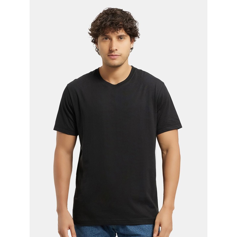 Jockey Combed Cotton Rich Round Neck Half Sleeve Tshirt-2714