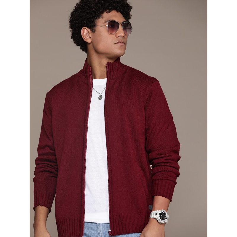 The Roadster Lifestyle Co. Solid Front Open Acrylic Pullover