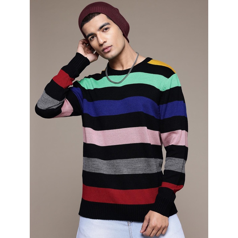 The Roadster Lifestyle Co. Horizontal Striped Pullover