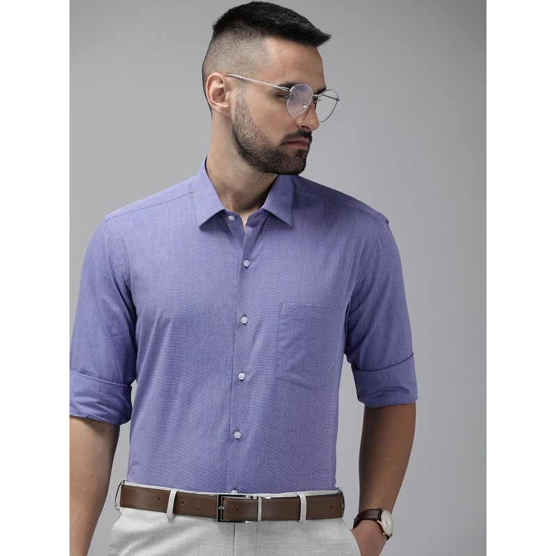 Arrow Pure Cotton Manhattan Slim Fit Opaque Formal Shirt