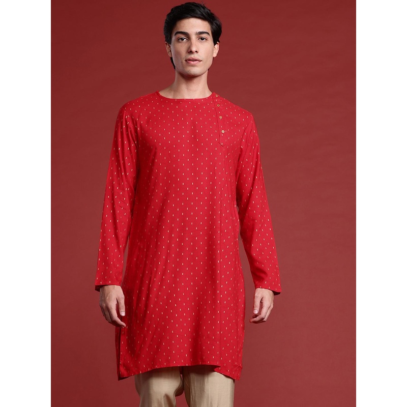 Anouk Tyohaar Collection Ethnic Motifs Print Straight Kurta