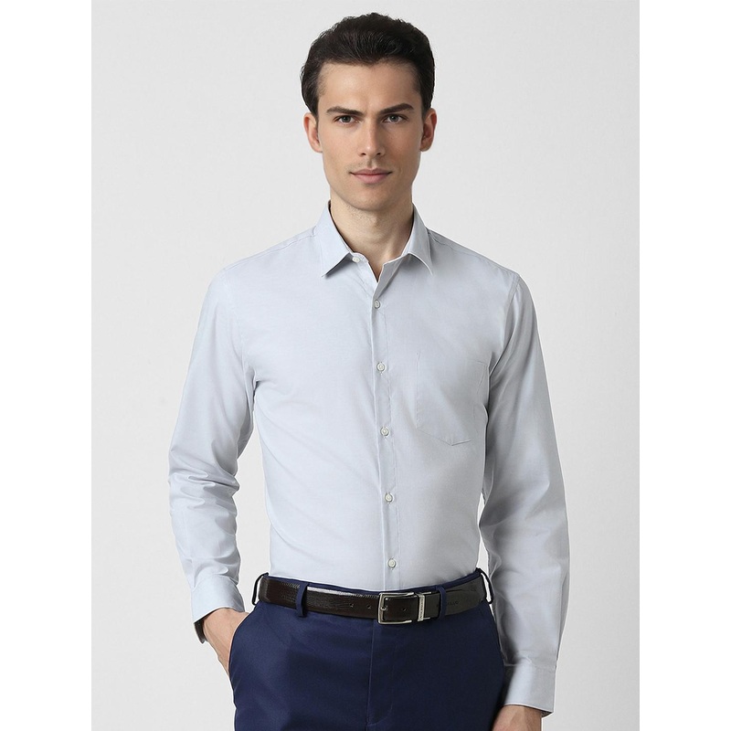 Peter England Slim Fit Opaque Formal Shirt