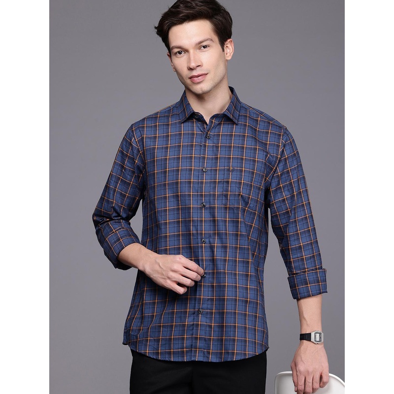 Allen Solly Classic Checked Pure Cotton Casual Shirt