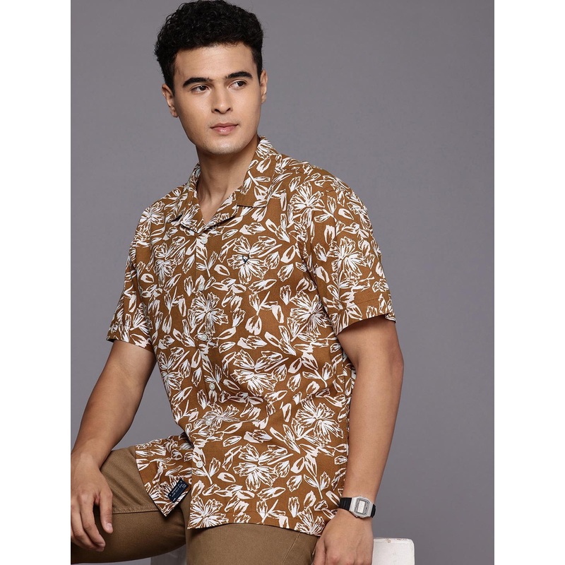 Allen Solly Floral Printed Relaxed Fit  Casual Shirt