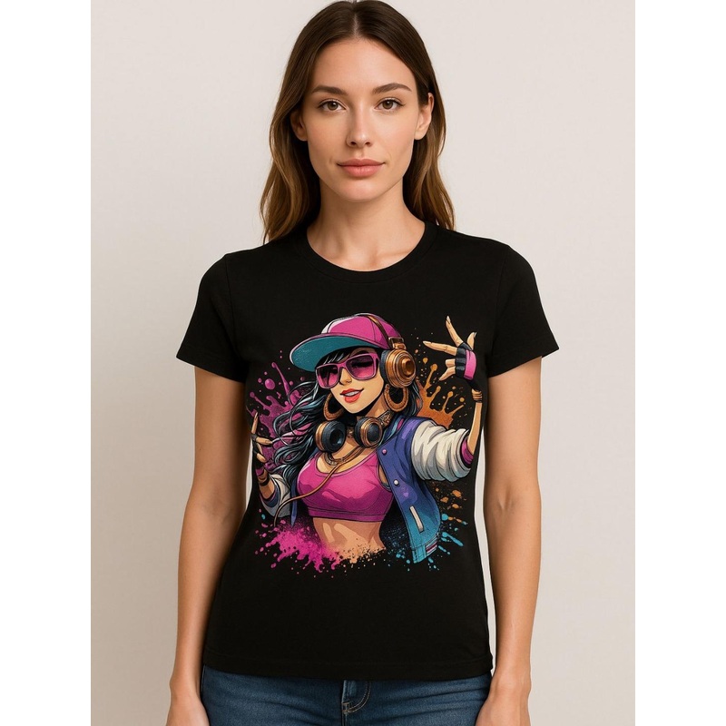 Anikmart Unisex Dri-FIT Graphic Printed Round Neck Cotton T-shirt