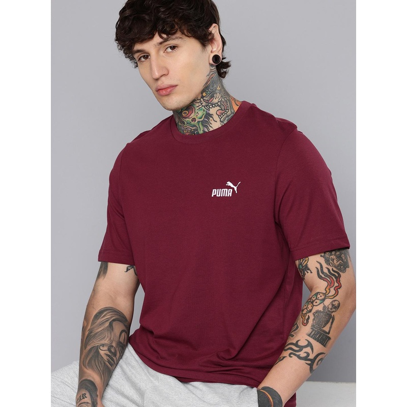 Puma Essentials Small No. 1 Logo Everyday Comfort Pure Cotton Regular Fit T-shirt