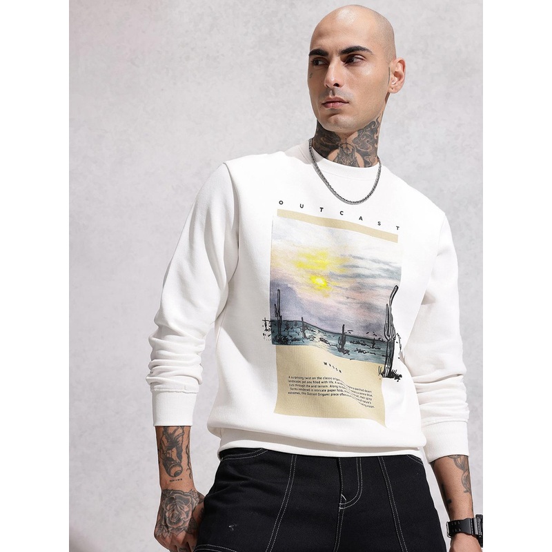 WROGN Graphic Printed Sweatshirt