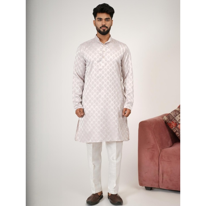 Aadi Shuddh Men Cream Kurtas