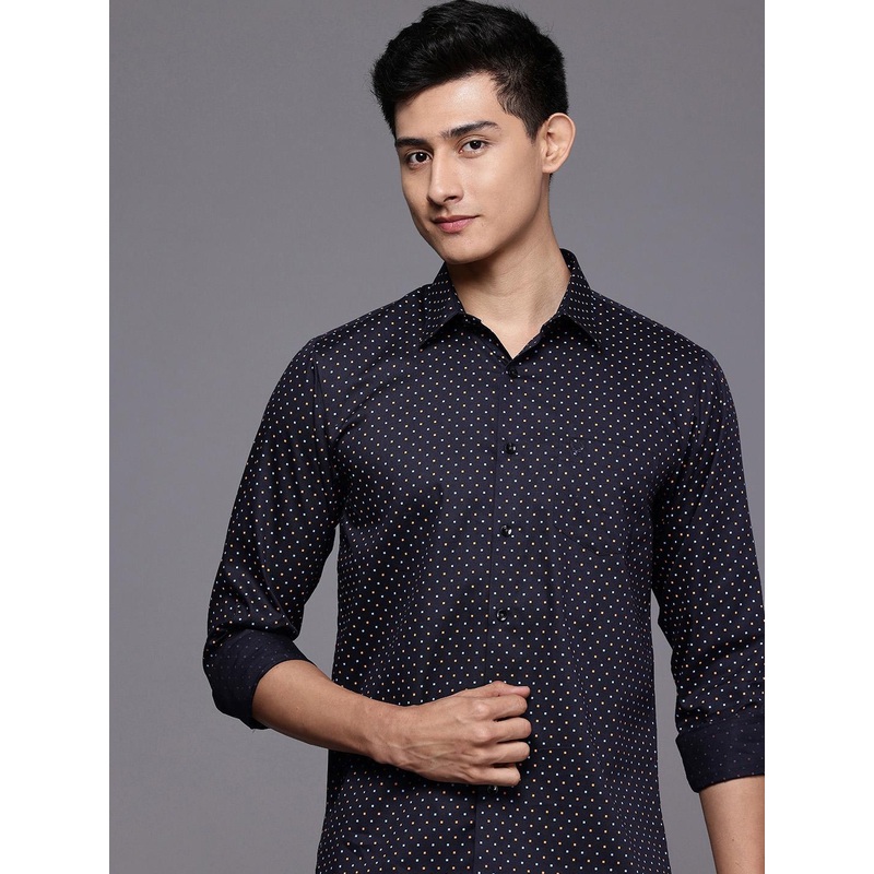 Allen Solly Pure Cotton Classic Fit Printed Casual Shirt