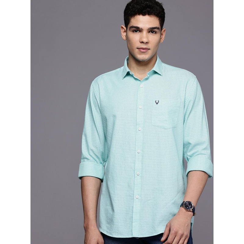 Allen Solly Sport Checked Pure Cotton Casual Shirt