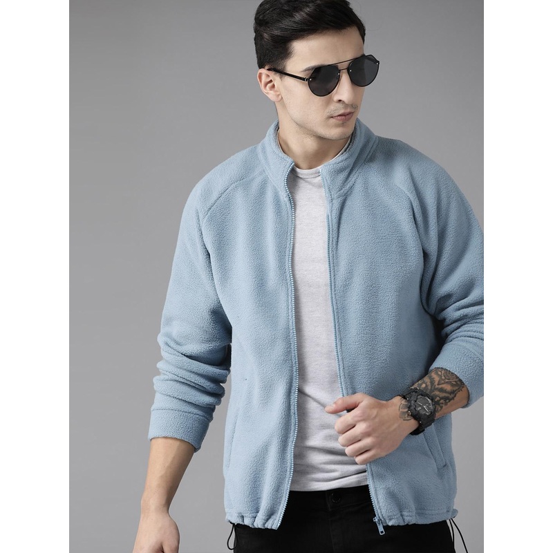 The Roadster Lifestyle Co. Solid Fleece Sweatshirt