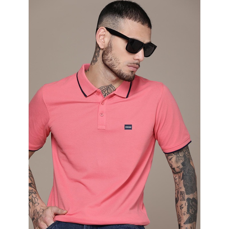 WROGN Polo Collar Slim Fit T-shirt
