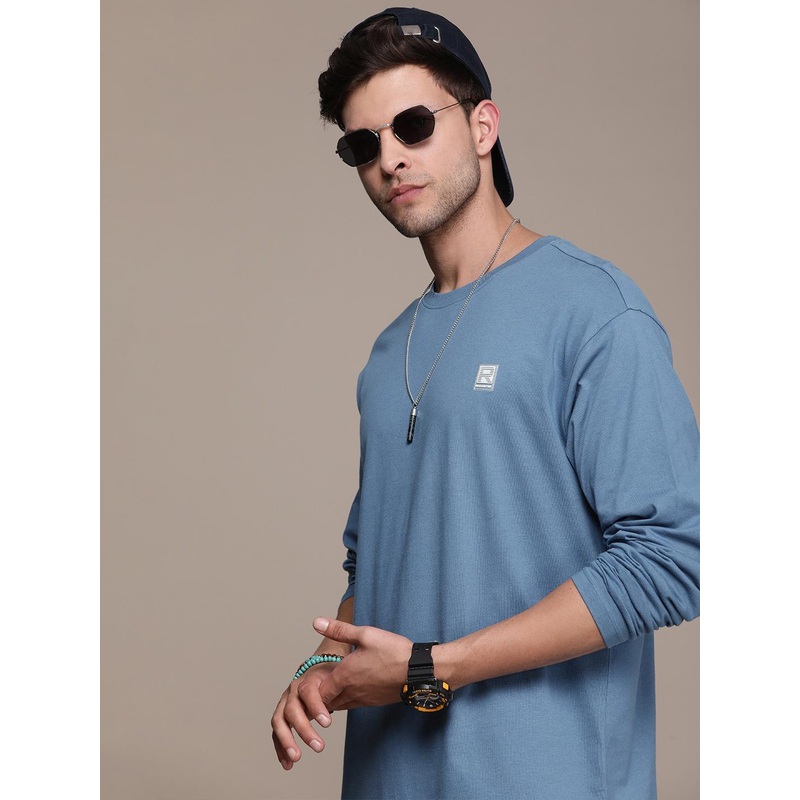 The Roadster Lifestyle Co. Solid Pure Cotton T-shirt