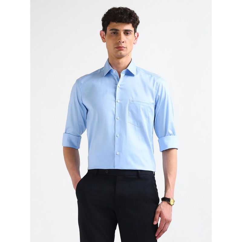 Arrow Manhattan Pure Cotton Cutaway Collar Slim Fit Formal Shirt