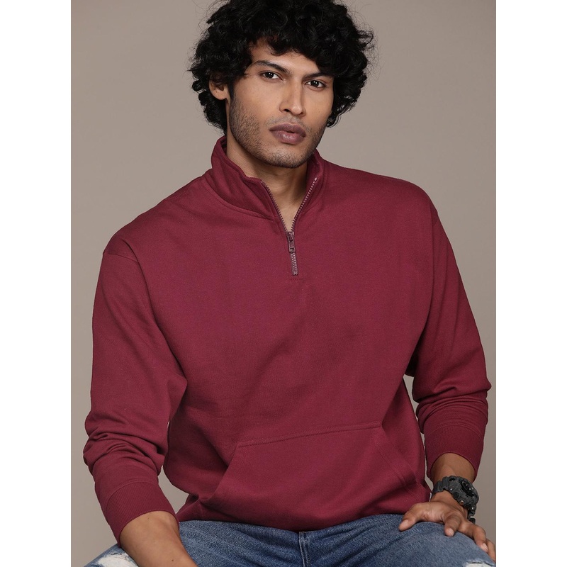 The Roadster Lifestyle Co. Half Zipper Sweatshirt