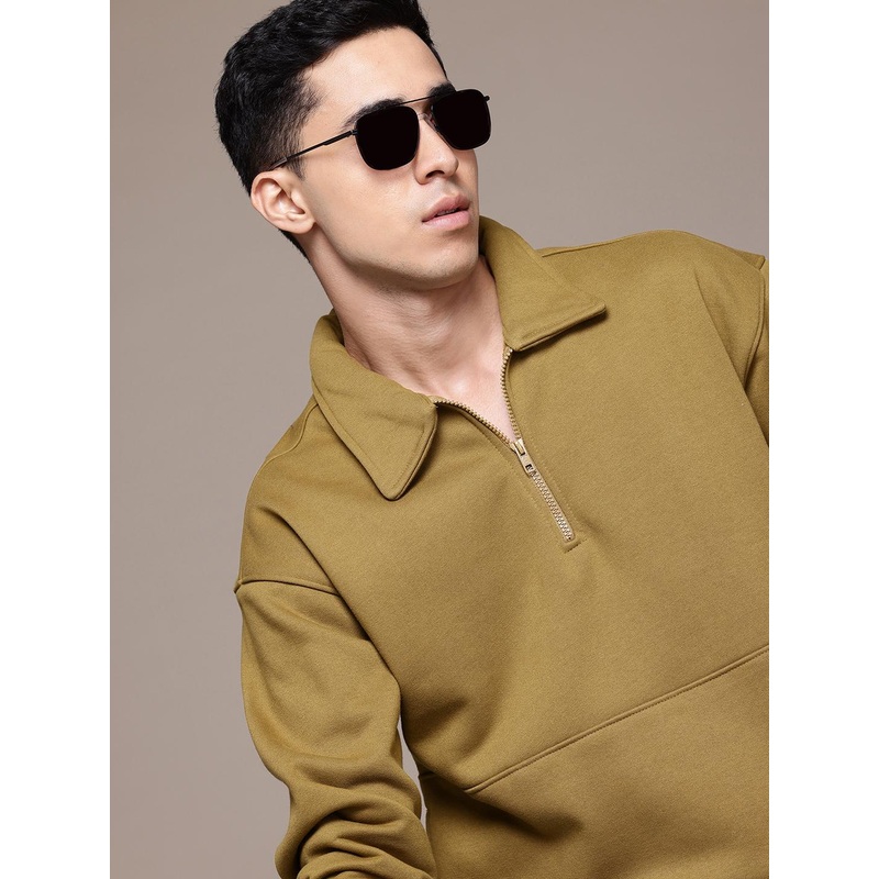 The Roadster Lifestyle Co. Half-Zipper Pullover Sweatshirt