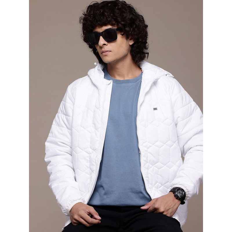 The Roadster Lifestyle Co. Quilted Hooded Padded Jacket