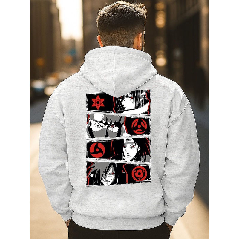 Triptee Men Graphic Printed Hooded Sweatshirt