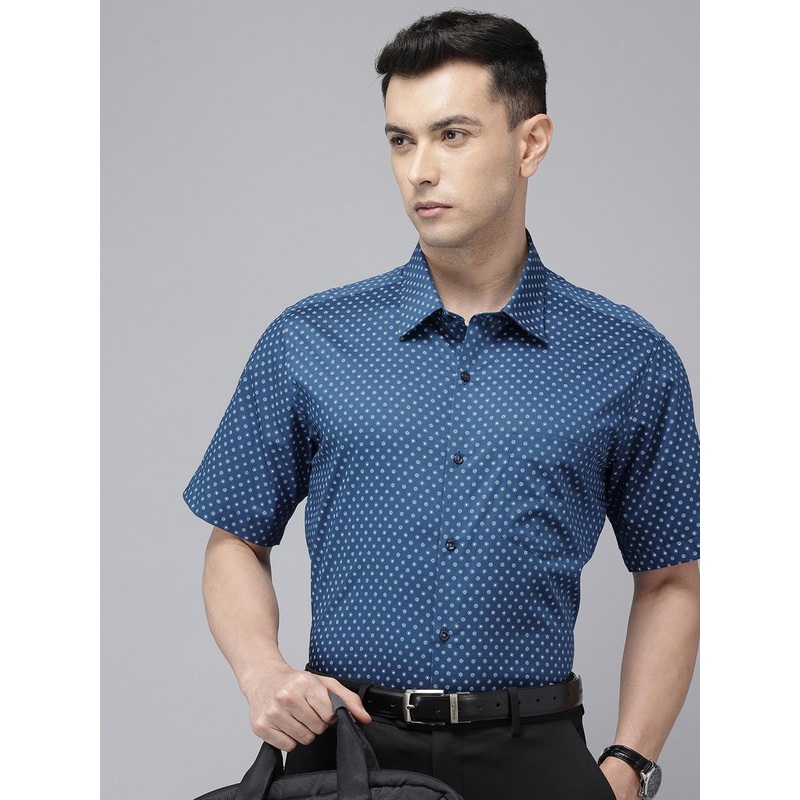 Van Heusen Custom Printed Pure Cotton Formal Shirt