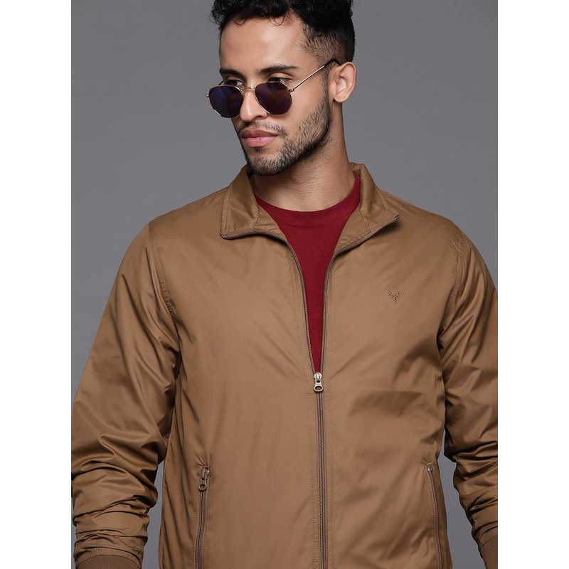 Allen Solly Solid Bomber Jacket