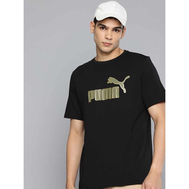 Puma Brand Logo Printed Pure Cotton T-shirt