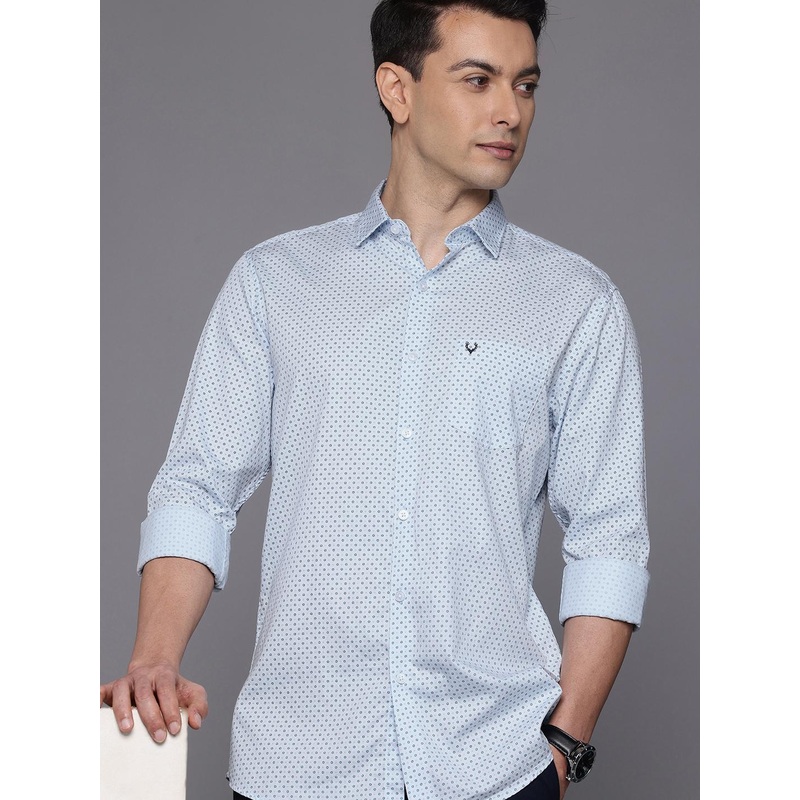 Allen Solly Classic Fit Micro Ditsy Printed Casual Shirt