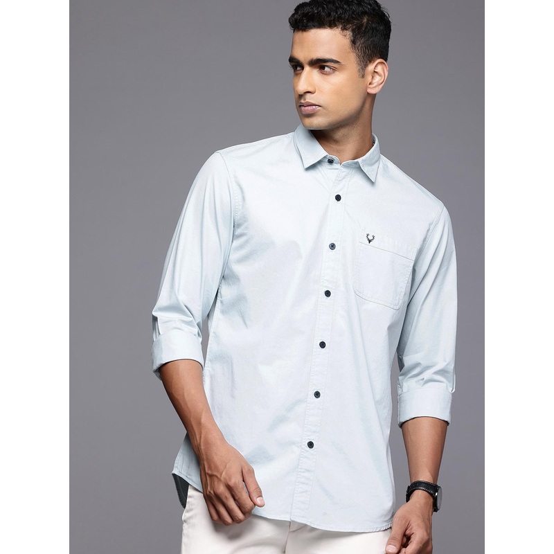 Allen Solly Custom Slim Fit Pure Cotton Casual Shirt