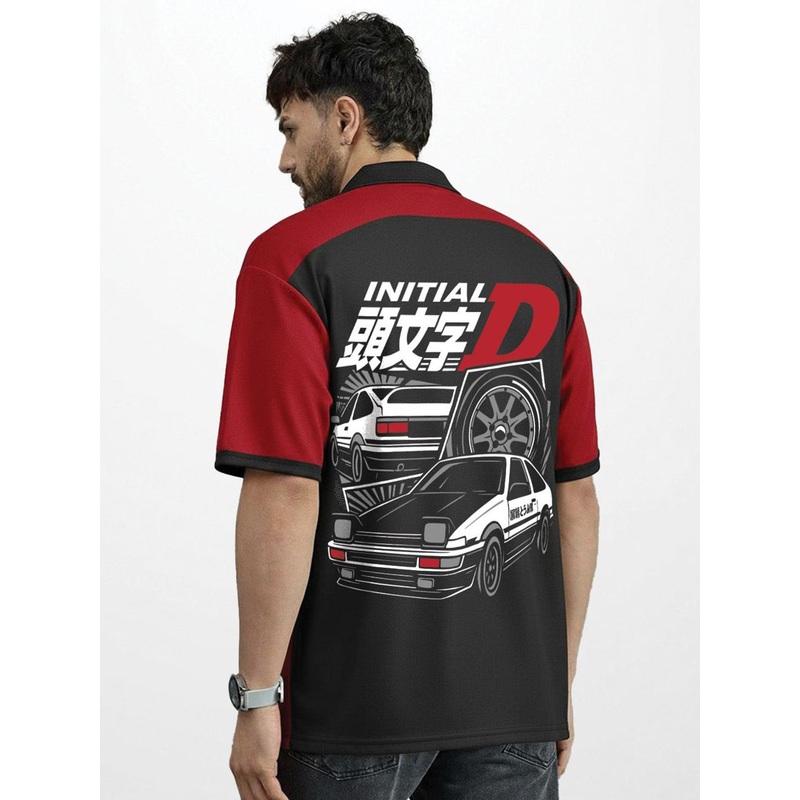 Crazymonk Graphic Printed Drop-Shoulder Sleeves Cotton Oversized T-shirt