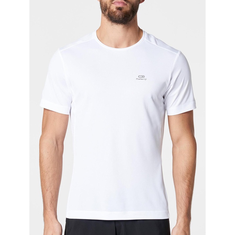 Decathlon KALENJI – Men White Round Neck Running T-Shirt
