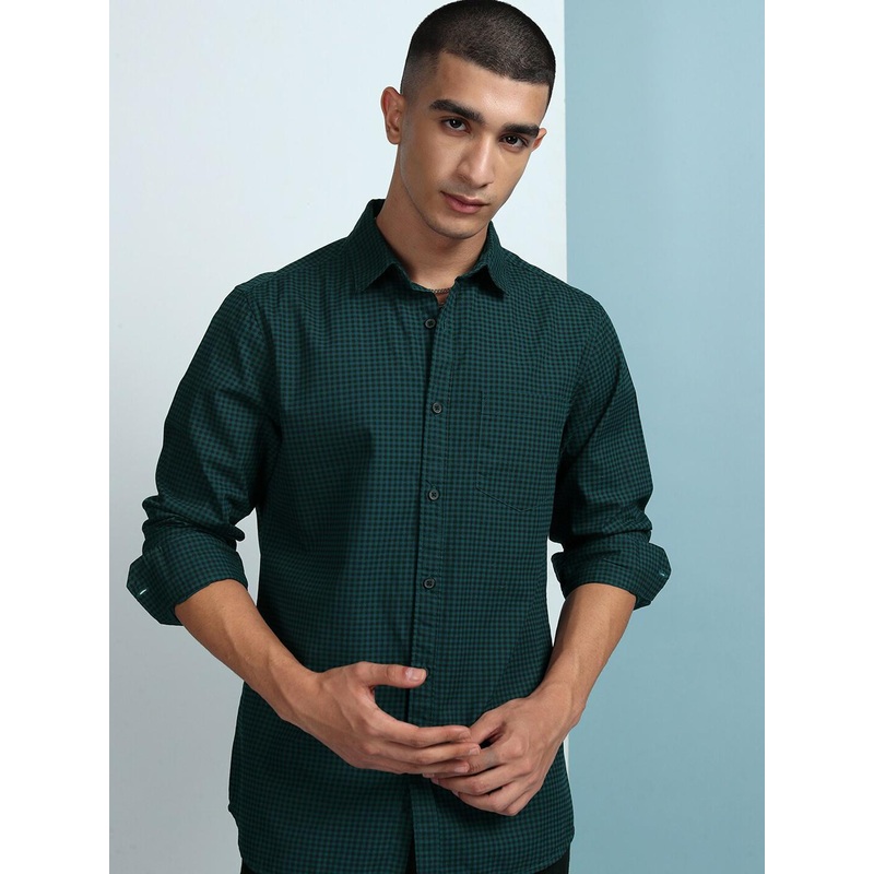 HIGHLANDER Men Collar Full Sleeve