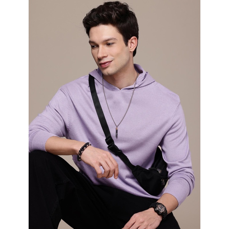 WROGN Hooded Pullover Sweater