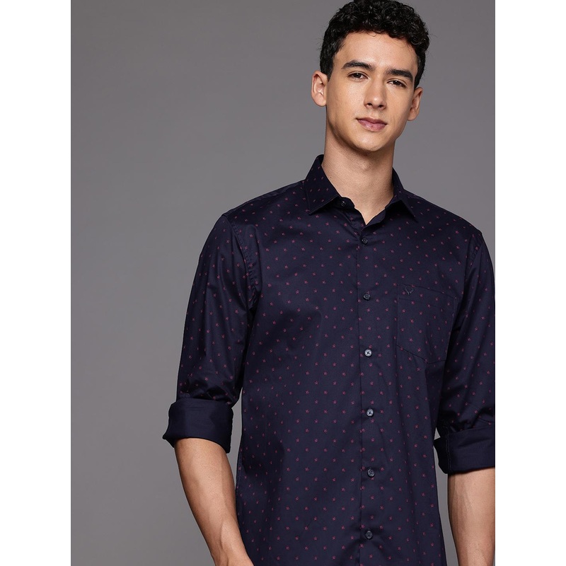 Allen Solly Classic Fit Printed Casual Shirt
