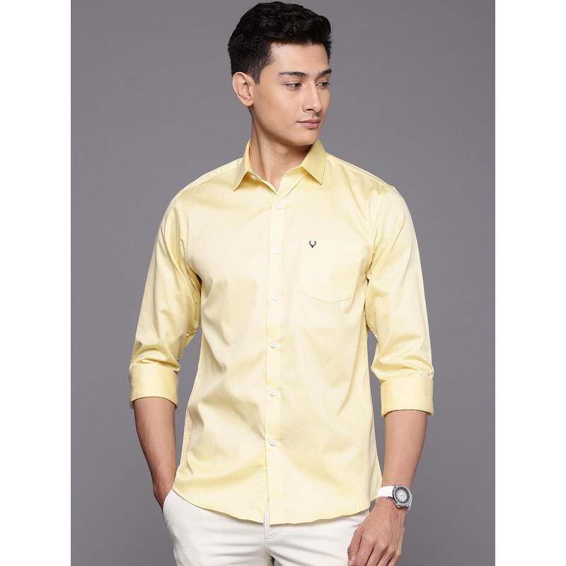 Allen Solly Classic Geometric Printed Pure Cotton Casual Shirt