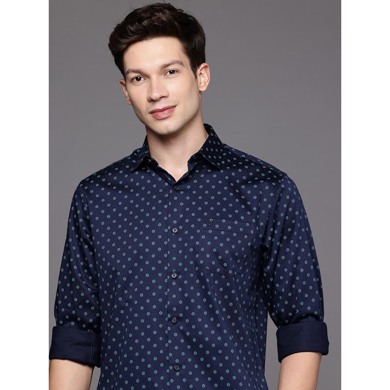 Allen Solly Floral Micro Ditsy Printed Sport Fit Casual Shirt