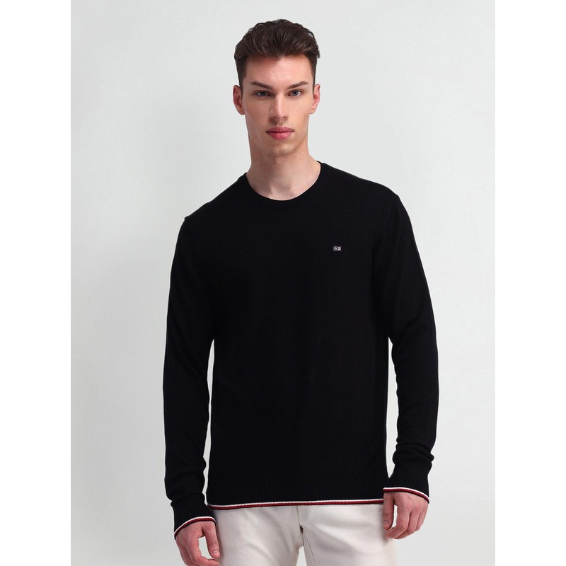 Arrow Sport Men Long Sleeves Round Neck Sweatshirt Pullover