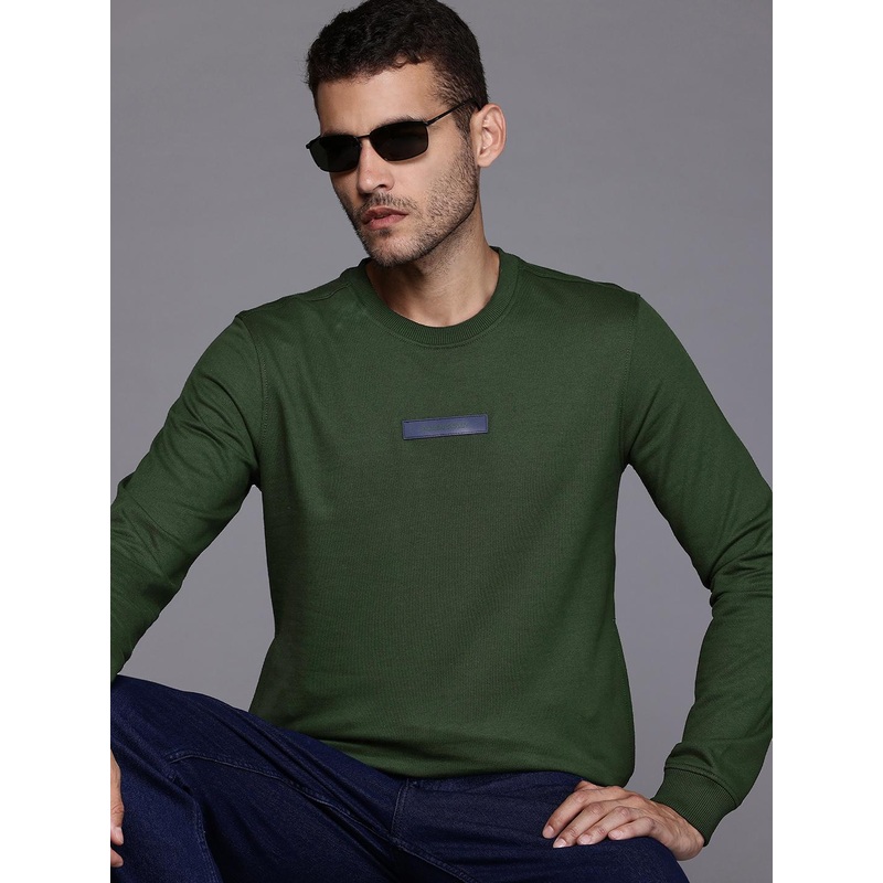 Allen Solly Men Round Neck Sweatshirt