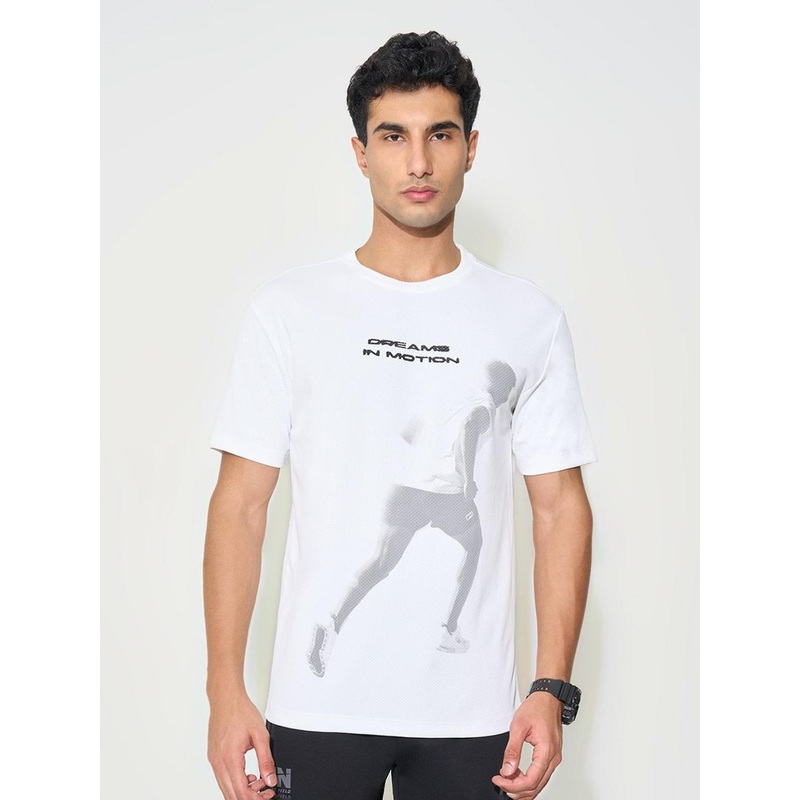 Ajile by Pantaloons Graphic Printed Round Neck Short Sleeves Relaxed Fit T-shirt